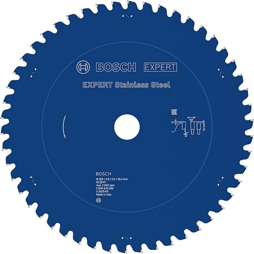 Bosch 1x EXPERT Stainless Steel Corded Circular Saw Blade for Mitre Dry Cutter (for Stainless steel, Ø mm, Professional Accessory Mitre Corded Dry Cutter)