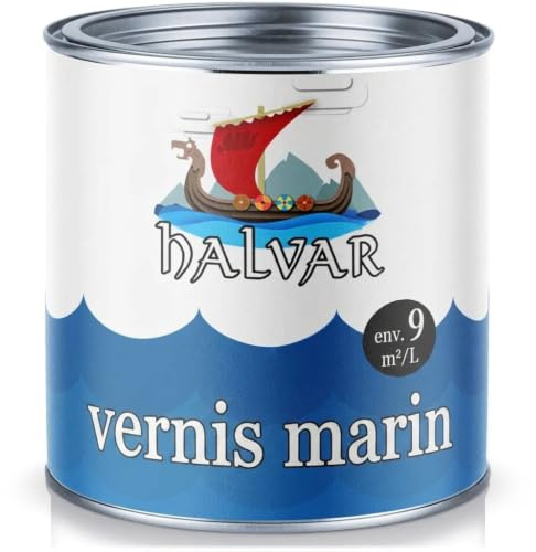vernis marin vert RAL 6000-6037 laque yacht mat peinture bateau renforcée PU pour bois & métal extrêmement résistante haute élasticité peinture navire (1 L, RAL 6021 Vert pâle) Halvar