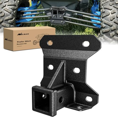 Nilight 5, 1 cm Heckstoßstange Anhängerkupplung Empfänger Kit kompatibel für 2017–2023 Can Am Maverick X3/2017–2021 Can Am Maverick Turbo/Max Turbo/X DS/X RS Turbo