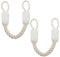HENGBIRD 2Pcs Türstopper Klinke, Baumwolle Türkordel Klemmschutz für Türen, Türkordeln Türstopper für die Türklinke, Türstopper Klemmschutz Tür Türstopper Seil für Türen Haustier & Kinder Fingerschutz