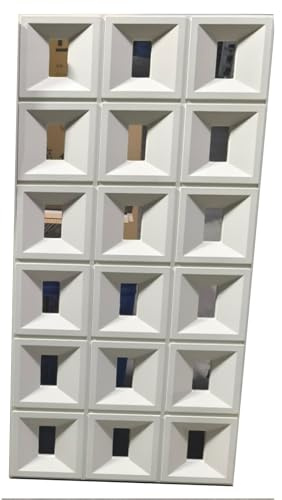 Lätta 3D PU ihåliga tegelväggpaneler – ljudabsorberande värmebeständig dekor för kontorscenter och hem – dubbelsidiga och ensidiga alternativ tillgängliga