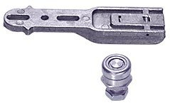 CRL Jackson Threshold Mount Bottom Pivot Set for Use w/ 1 Deep Bottom Door Rail - 20728