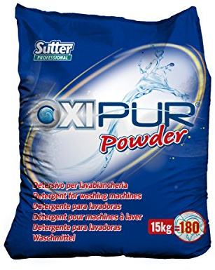 Sutter Professional oxipur Powder Detergente en polvo para lavabiancheria, 15 kg