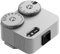 TTArtisan Upgrade Light Meter II Generation Zwei Scheiben Belichtungsmesser für die Fotografie mit Cold Shoe Mount Kompatibel mit verschiedenen Kameras (Aluminium Silber)