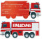 Werfunee - 12er Einladungskarten Kindergeburtstag Junge - 15 x 7 cm Feuerwehr Einladungskarten Kindergeburtstag Geburtstag - Einladung Kindergeburtstag Junge - Geburtstagseinladungen Junge