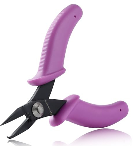 SPEEDWOX Pince à anneaux fendus de 10,2 cm pour la fabrication de bijoux, ouvre-anneaux, petits anneaux fendus, porte-clés, réparation de bijoux, mini pince fine de précision, outils de perlage