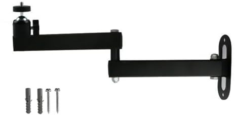 Small Projector Wall Mount Stand Ceiling Projector Holder with 360° Rotatable Head and 90° Tilting Home Theater Projector Hanger Tilt