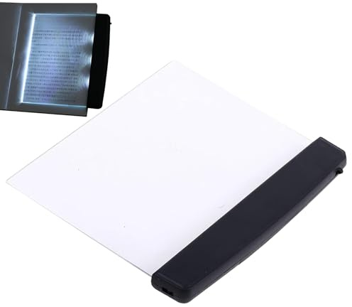 Genérico Lámpara LED De Página De Libro, Luz De Marcador Para Lectura Con Panel De Luz, Panel De Luzs Para Lecturas Nocturna, Lámpara De Lectura Nocturna Protectora De Ojos Para Dormitorio, Cama