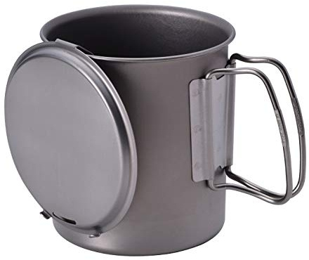 Snow Peak Trek 700, SCS-005T.7L Japanese Titanium Pot, Ultralight and Compact for Backpacking and Camping, Made in Japan, Lifetime Product Guarantee, Silver