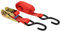 LAS 2 pièces Sangle à cliquet avec Crochets en S (L x P) 5 m x 25 mm, 50 daN