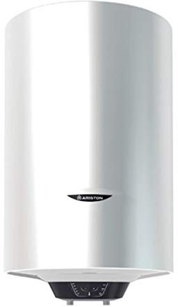 Termo eléctrico, modelo Pro1 Eco Dry Multis 100 EU 1800 W (2x900) de instalación multiposición, display de LEDs, función Eco Evo, doble resistencia envainada (Referencia: Ariston 3201999) blanco, estándar