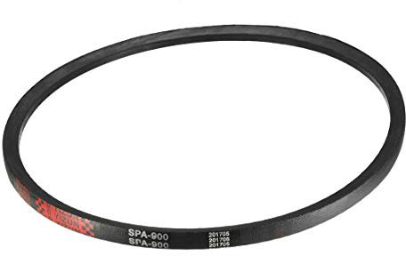 sourcing map SPA-900 Drive V-Belt Pitch Industrial Rubber Transmission Belt 900mm Pitch Girth 13mm Width 10mm Height