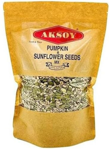 Aksoy Seed Mix 650g | Blend of Pumpkin & Sunflower Seeds | Raw, GMO-Free & Vegan | High in Fibre & Protein – Perfect for Baking, Breakfast, Salads & Granola
