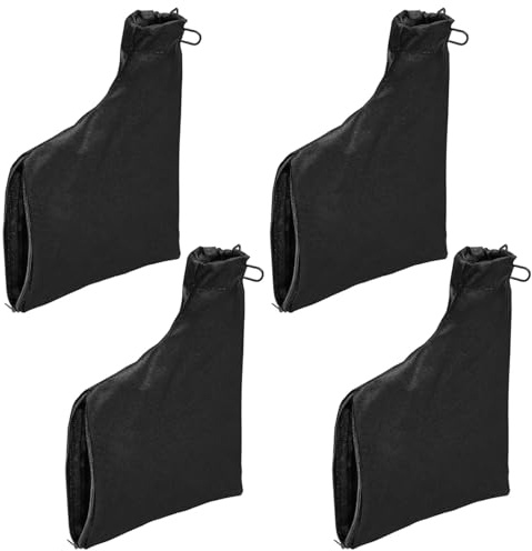 ZIJANG 4 Pièces Sacs à Poussière pour Scie à Onglet | Sac Anti-Poussière pour Scie à Onglet 255 mm et Découpe Aluminium 25 cm, Collecte Efficace des Résidus