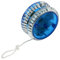 Unbekannt Profi Jo-Jo Spiel mit Licht - Spaß Freizeit - transparent - 2 Starter-JoJo - Menge frei wählbar (1, transparent blau)