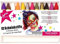 Schminkstifte, 12 Stück, Theaterqualität, Theaterschminke, im praktischen Pocketformat, Schminkset 12 Farben