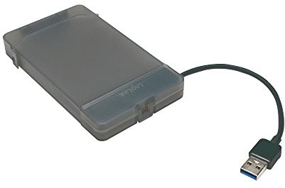 LogiLink AU0037 USB 3.0 till SATA-adapter med skyddsfodral 63,5 cm (2,5 tum)