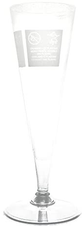 PZ 40 CALICE FLUTES PER CHAMPAGNE COPPA BICCHIERE VINO PROSECCO TRASPARENTE HAPPY HOUR APERITIVO APERICENA FLUTE KRISTAL CLEAR