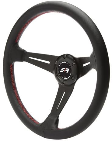 Simoni Racing CLASS Volante in Vera Pelle, Nero