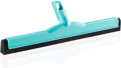 Leifheit Wasserschieber Aufsatz mit doppelter Dura-Flex Gummilippe, Abzieher mit 45 cm Wischbreite, ohne Stiel, Schrubber, Gummibesen, Wasserabzieher für alle Teleskopstiele mit Click-System