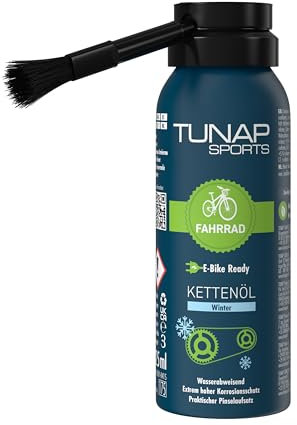 TUNAP SPORTS Kettenöl Winter 125 ml | Schützt die Kette & den Antrieb zuverlässig bei Kälte, Schnee & Salz | Wasserabweisend & extremer Korrosionsschutz | E-Bike Ready | Made in Germany