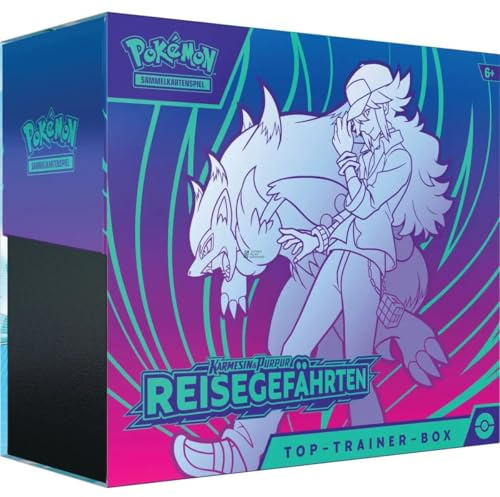 Pokemon Reisegefährten Top Trainer Box Karmesin & Purpur 9 - Deutsch NEU & OVP und BB-Toy-Trades-Toploader