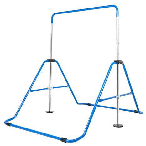 Barre de gymnastique horizontale pour enfants - Pliable - Charge maximale : 100 kg - Réglable en hauteur - Pour l'intérieur et l'entraînement à la maison