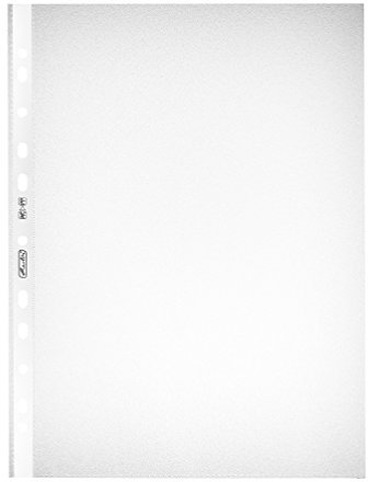 Herlitz Pochettes A4, Grainé, indélébile, Lot de 10, emballé sous vide indélébile Lot de 50