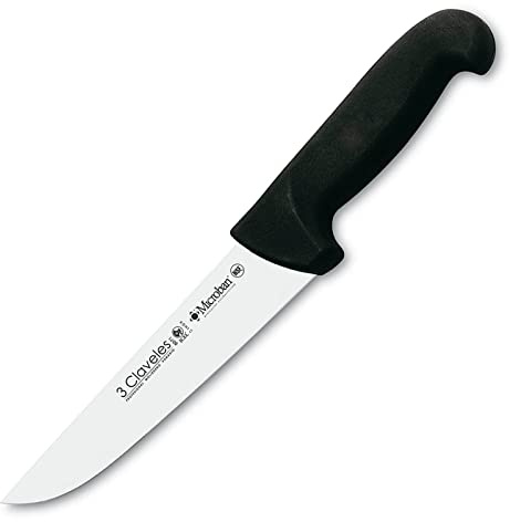 3 Claveles Cuchillo Carnicero Proflex, Acero Inoxidable, Negro, 20 cm-8