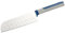 Tasty Santoku Cuchillo de 13 cm, hoja japonesa de acero inoxidable, cuchillo asiático, cuchillo de cocina de acero inoxidable con mango ergonómico suave, cuchillo de cocina con hoja grande, colores: