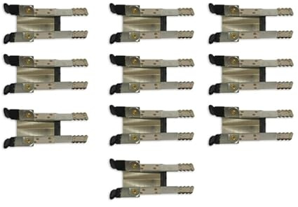 FERPASA® - Pinzas para Bloqueo de Persianas, Cierre Antirrobo para Persianas de Acero Inoxidable. Resistencia, Robustez y Seguridad para su Hogar. Packs de 2, 4, 6 y 10 uds. (10 Uds. Bolsa)
