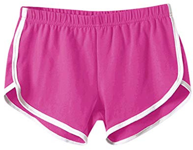 Zilosconcy Sommer Kurze Hosen Elastische Fitness Hose Sport Shorts High Waist Stretch Sporthose Damen Kurze Leggings Push Up Strand Shorts mit Taschen Hotpants Damen Shorts Kordelzug Sommershorts