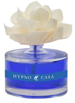 HYPNO CASA - Cofanetto Regalo con Diffusore di Profumo per Ambiente con Fiore - 60ml (Aria di mare)
