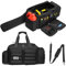 SLINRKE Chainsaw Carrying Case - Tactical Style Waterproof Chainsaw Storage Bag Compatible with EGO, Dewalt, Greenworks 14 & 16 & 18 Inch Power Chainsaw & Accessories, Bag Only (Black)