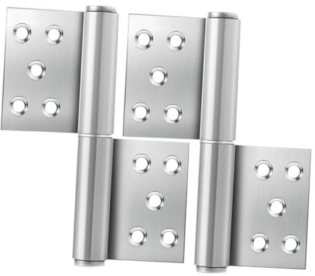 KITANDOVE Bisagras de Bisagras Pequeñas para Exteriores para Puertas de Madera Bisagras para Contraventanas de Fácil Instalación