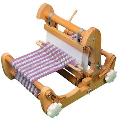 Métier à tisser pliable à main, largeur de tissage 20 mm, art du tissage de tapisserie créatif, ensemble de métier à tisser en bois de table, métier à tisser en bois peint à la main, pour foulards,