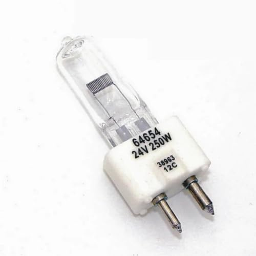HYGBLIKF 64654HLX Lampadina alogena ottica 24V 250W GY9.5 Lampada for microscopio(10 pieces)