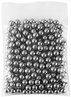 6.35mm Precision Bearing Balls, Akozon Bearing Balls, 200pcs 6.35mm 1/4 inch Diameter G10 Precision Industrial Bearing Steel Balls