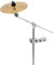 Vaguelly 10 Splash Becken + Edealstahl Beckenarm Galgenbeckenständer, Schlagzeug Cymbal Schlagzeug Set-Up Erweiterung