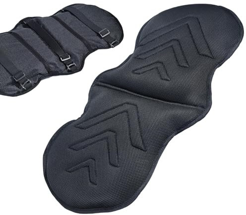 Motorrad-Sitzkissen, Motorrad-Sitzkissen, Fahrradsitzkissen, stoßdämpfendes Motorradzubehör, hohe Elastizität, atmungsaktiv, Doppelkissen für lange Fahrt