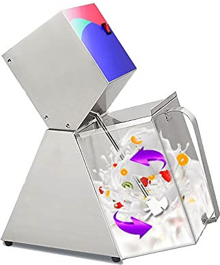 QXIWAOE Macchina per Gelato Commerciale da 120 W, frullatore per Frutta e Gelato da 13 L, frullatore per frullati, Macchina per Gelato Soft, CE/FCC/CCC/PSE