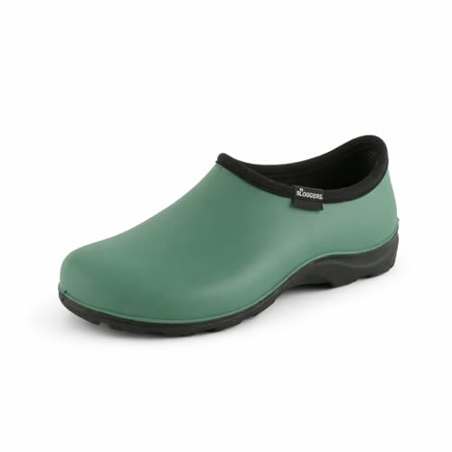 Sloggers ProLite Men's Garden & Work Slip-On Shoes, Rainforest Green, 10