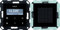 Gira 228005 Unterputz Radio RDS System 55, schwarzglasoptik
