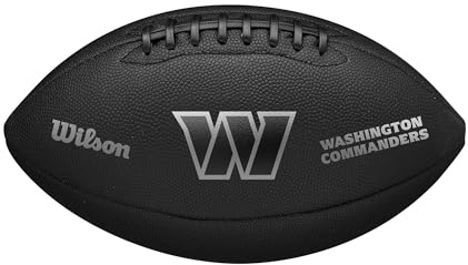 Wilson Pallone da calcio NFL Team Metallic Premiere, taglia ufficiale, Washington Commanders