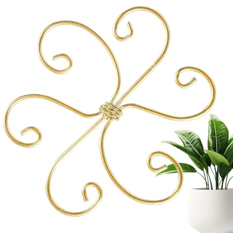 Sostegni Per Steli Floreali - Regolabili in Ferro per Crescita Piante,Supporti da Giardino per Rose Rampicanti Gladioli Piante in Vaso Serra Casa