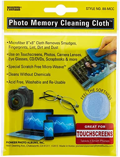 Pioneer Microfiber Photo Memory Cleaning Cloth