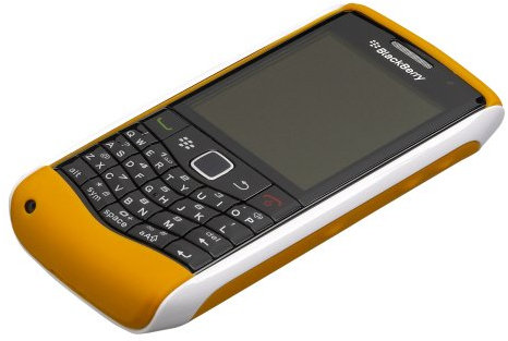 Blackberry Premium Skin Naranja, Color Blanco - Fundas Para Teléfonos Móviles (Blackberry 9105, Naranja, Blanco)