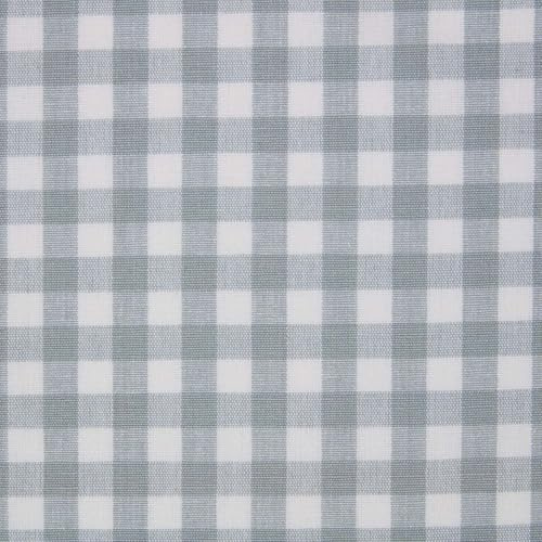 HOMESCAPES 100 % bomullsfett kvarts, blå gingham-tygrutor 150 cm breda per meter, för sömnad, gör-det-själv, lapptäcke och quiltning