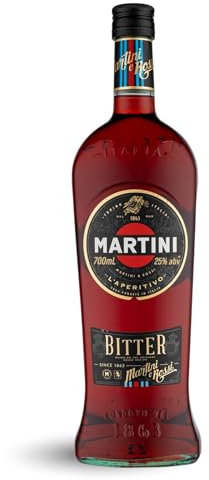 MARTINI Bitter Aperitivo, 25% ABV, 70cl / 700 ml, Infuso con Erbe Aromatiche Selezionate a Mano