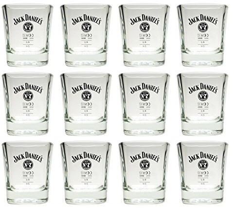 12 Jack Daniels Whisky Tumbler - original Gläser Set